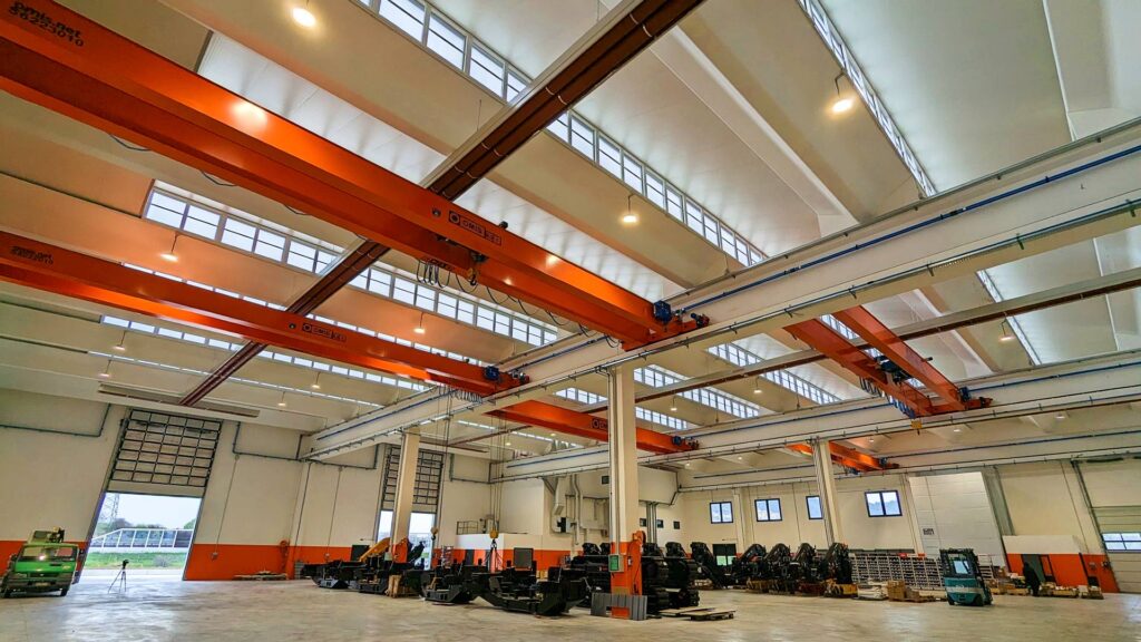 Capannone prefabbricato in cemento per BGlift